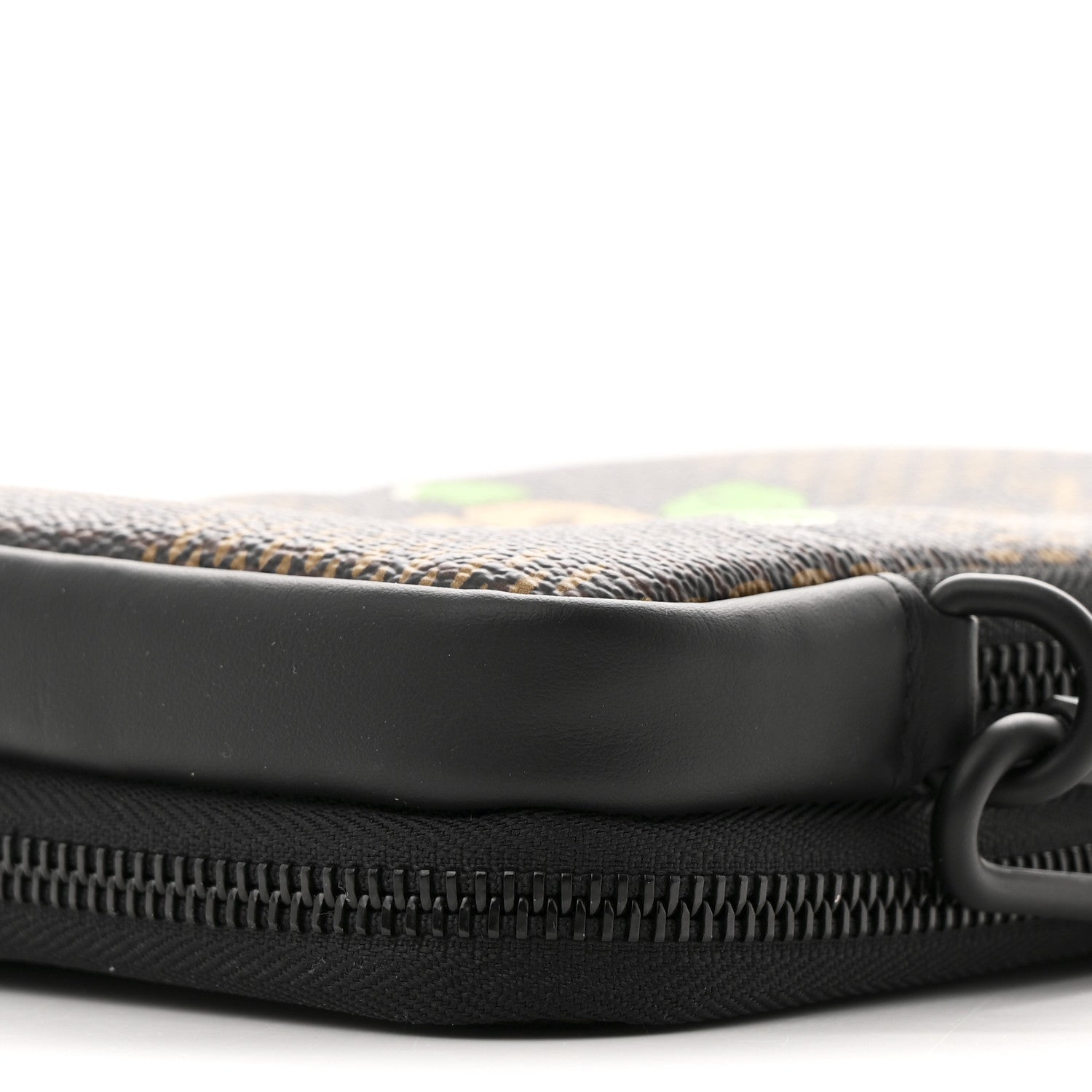 X NIGO Giant Damier Ebene Tortoise Double Phone Pouch