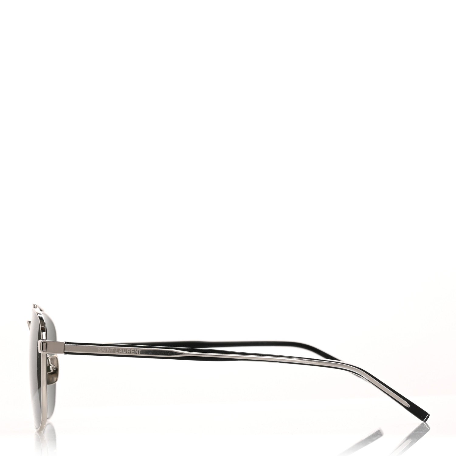 Acetate Metal Aviator SL665 Sunglasses Black