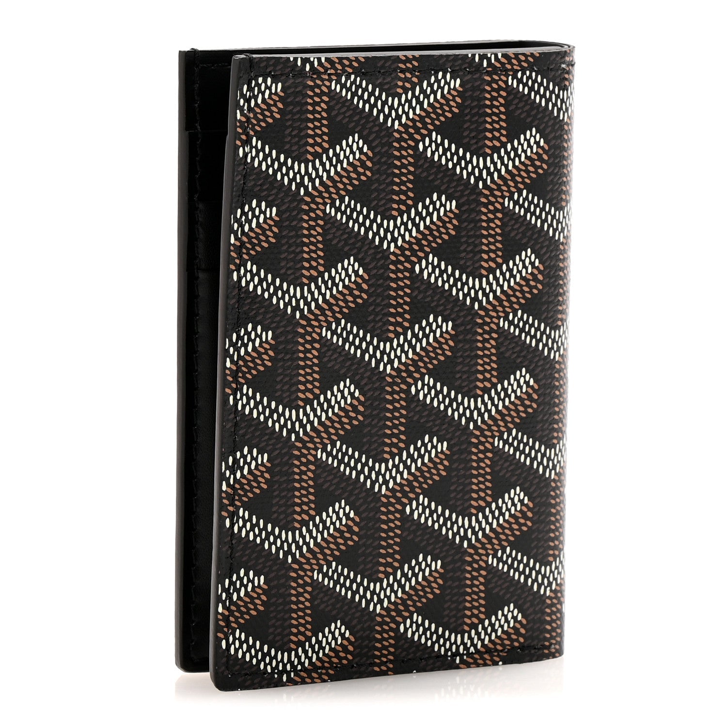 Goyardine Saint Pierre Card Holder Black