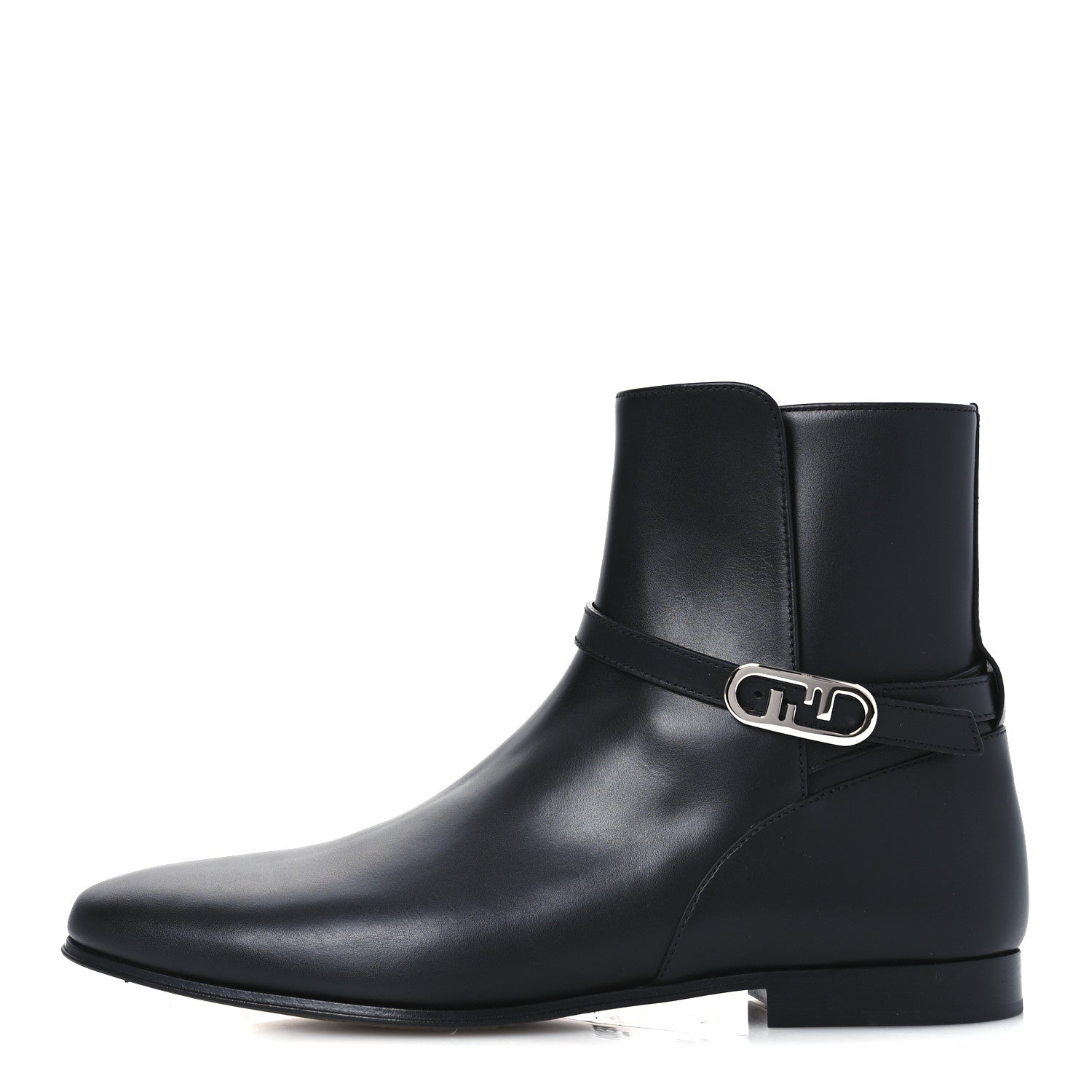 Vitello O'Lock Mens Ankle Boots 10 Black