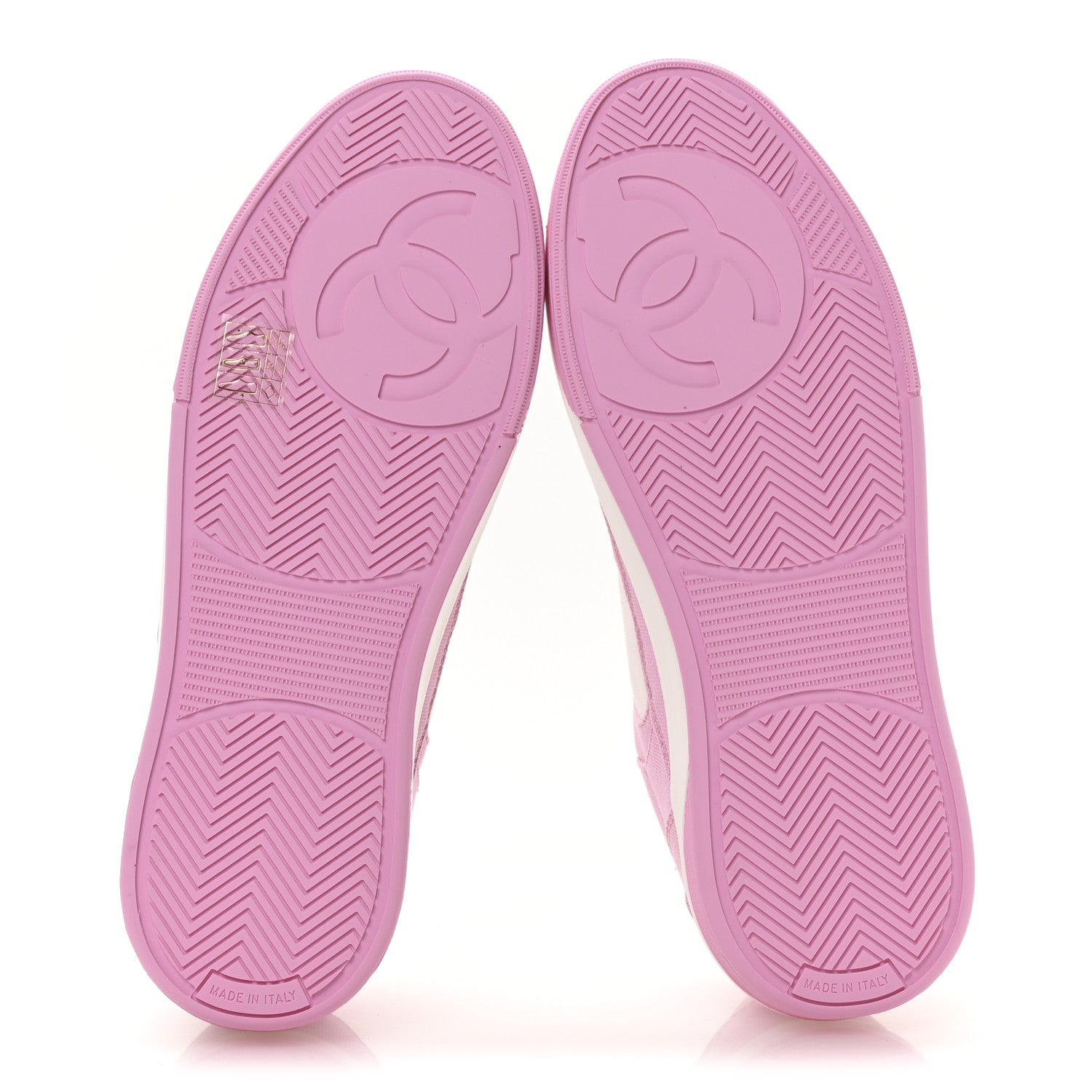 Cotton Sneakers 38 Pink White