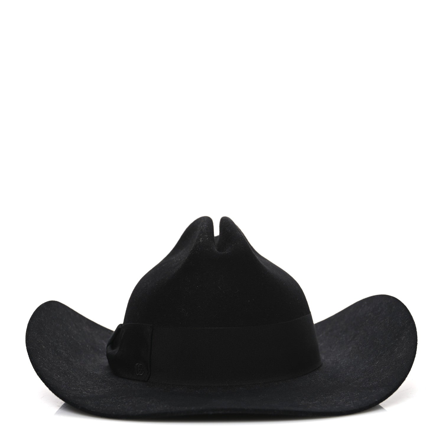 Felt Dallas Wide Brim Hat S Black