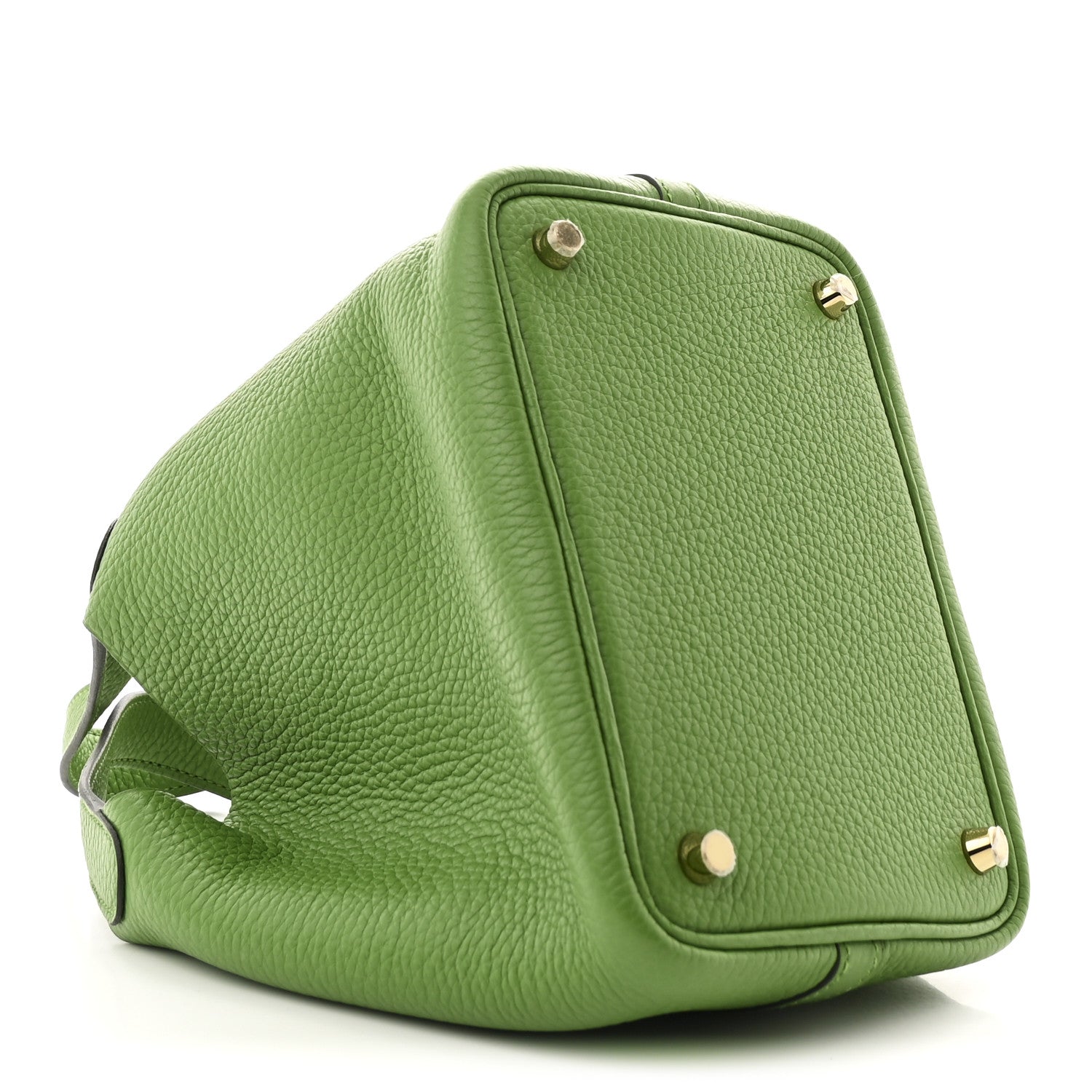 Taurillon Clemence Picotin Lock 18 PM Vert Yucca