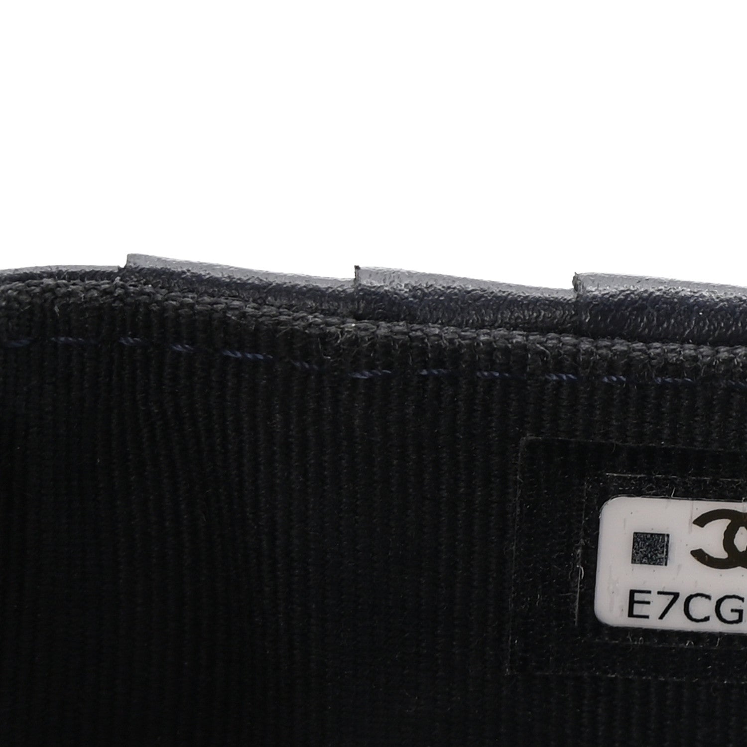 Caviar Quilted Multi Chain CC Compact Bifold Wallet Navy