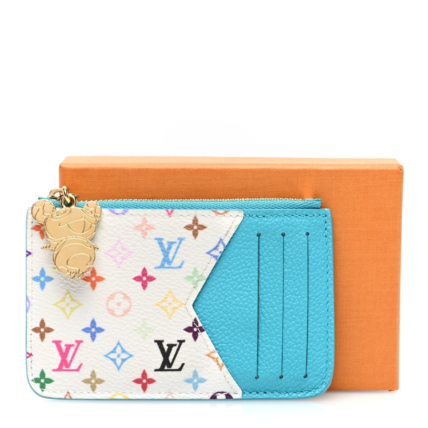 LV X TM Monogram Romy Card Holder Kabira Blue