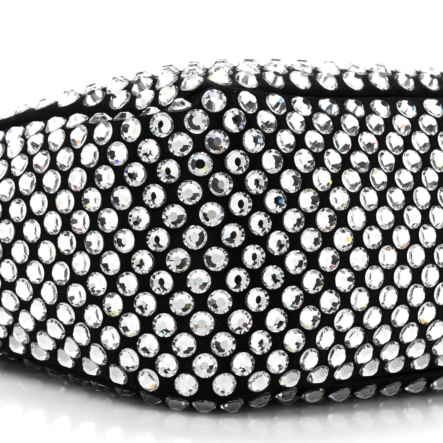 Satin Crystal Mini Re-Edition 2000 Bag Cristal