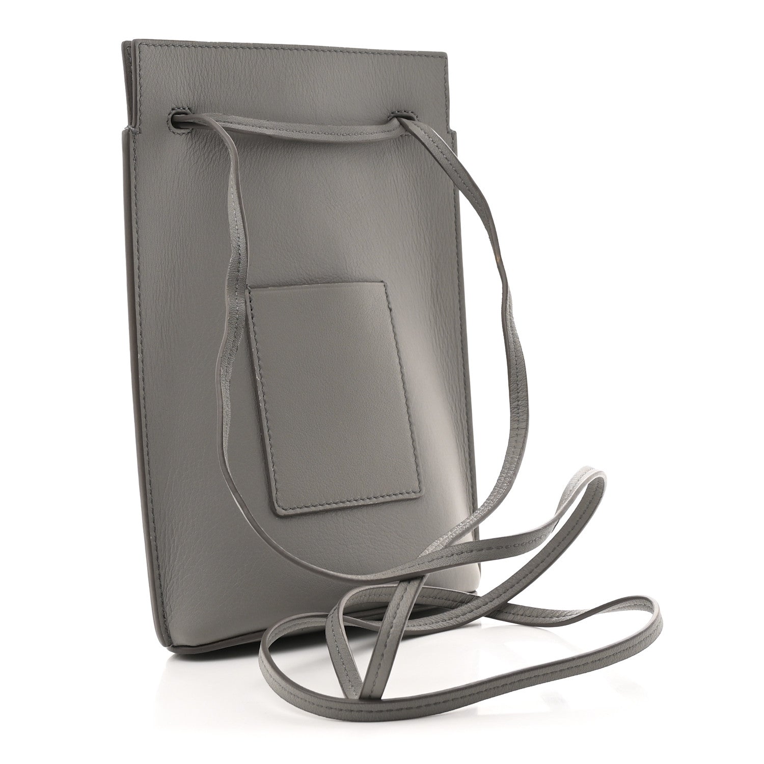 Classic Calfskin Dice Pocket Grey