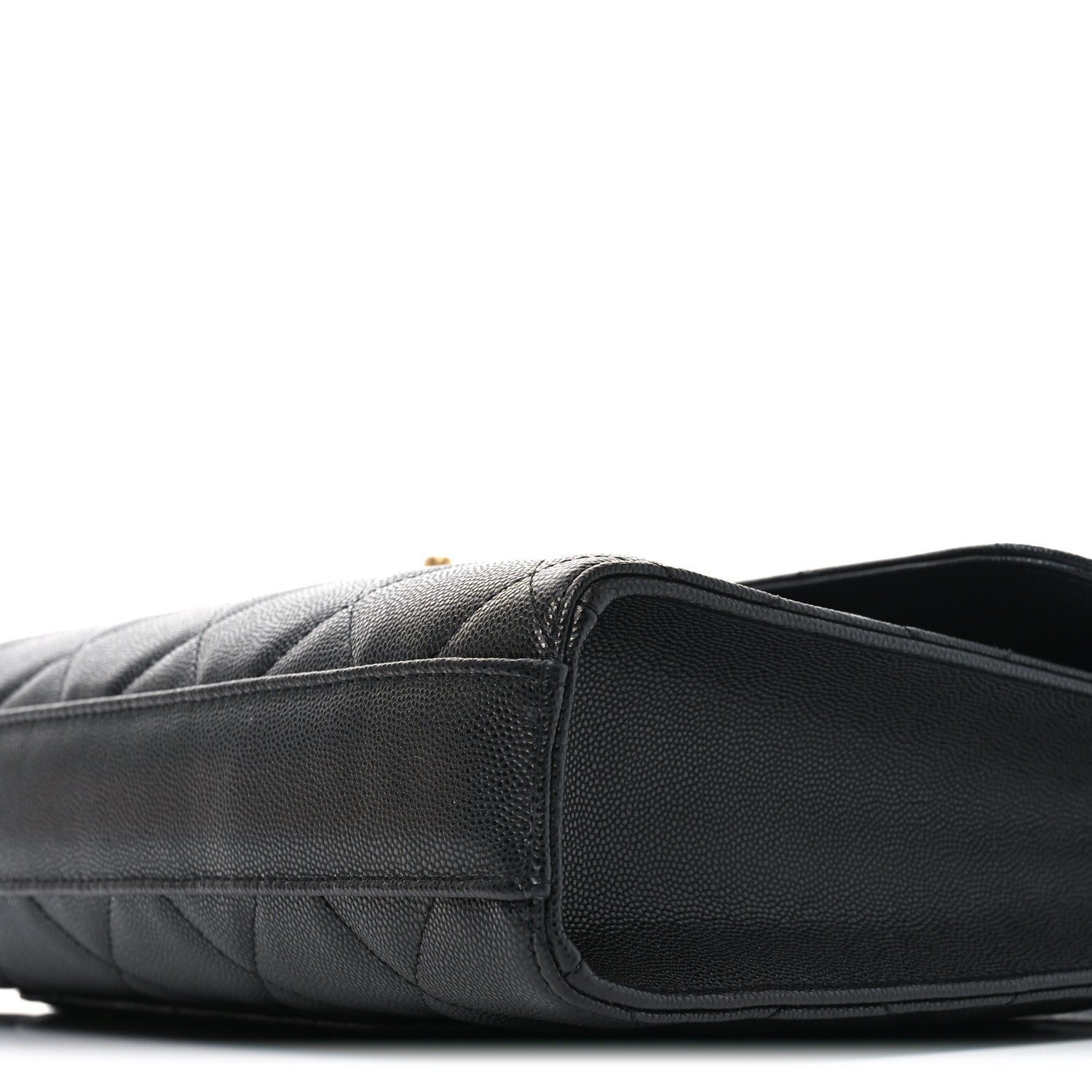 Caviar Quilted Carry Me Top Handle Flap Black