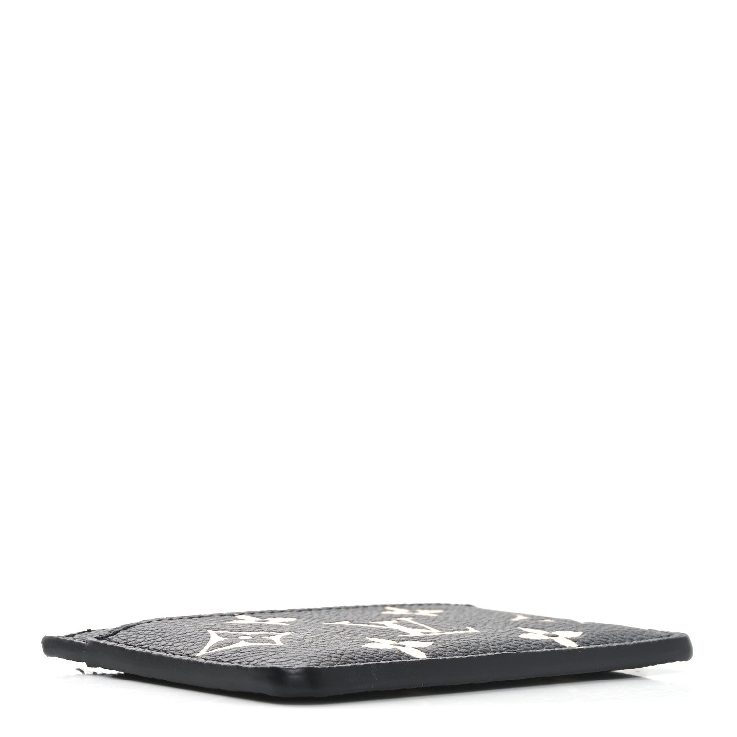 Empreinte Card Holder Black Beige