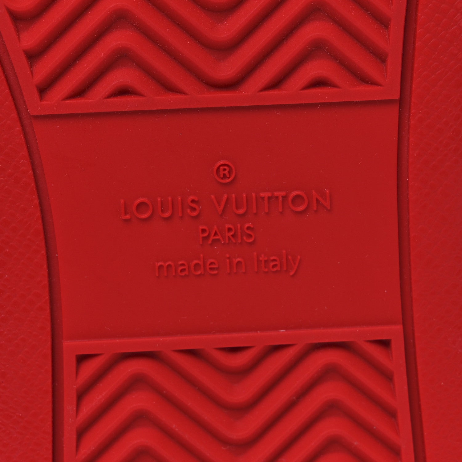 Calfskin Maxi Damier Mens Rivoli Sneakers 8 Orange White