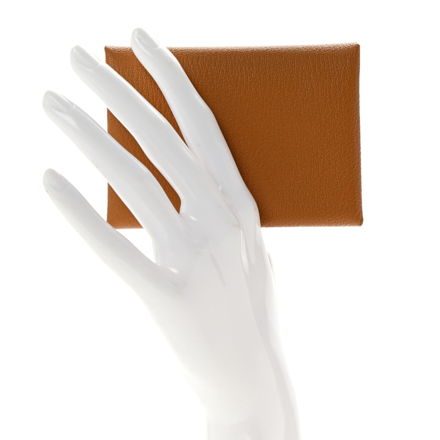 Chevre Mysore Calvi Duo Card Case Caramel