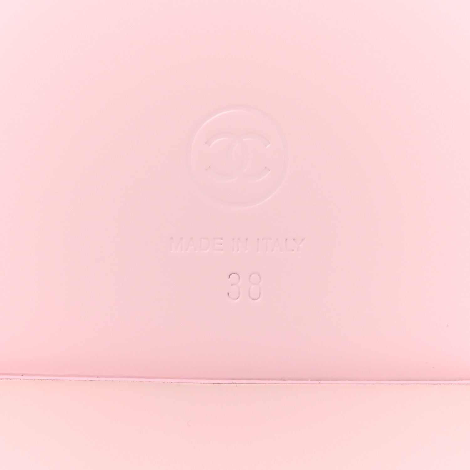 Lambskin Crystal CC Velcro Dad Sandals 38 Light Pink