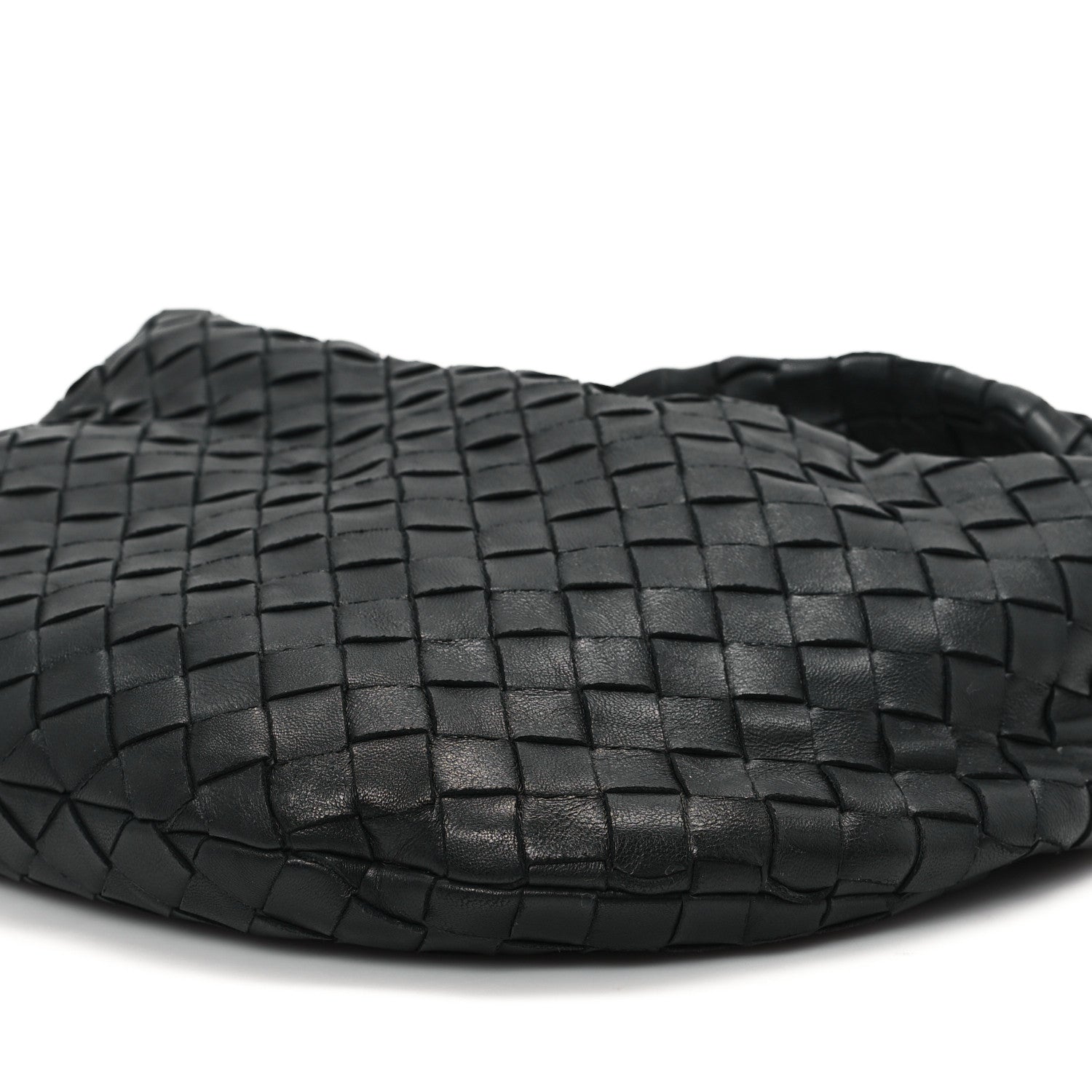 Nappa Intrecciato Teen Jodie Hobo Black