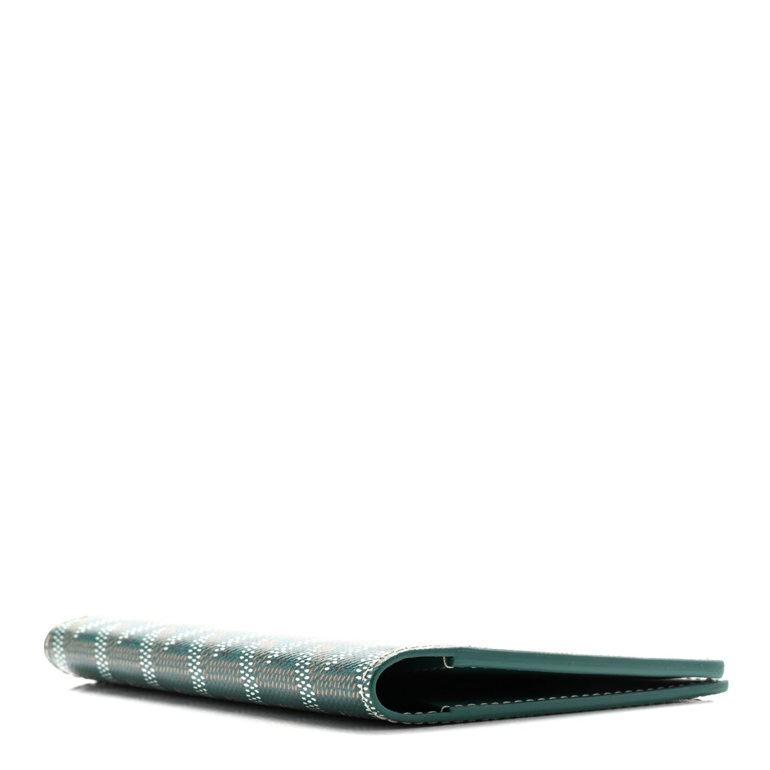 Goyardine Passport Wallet Green