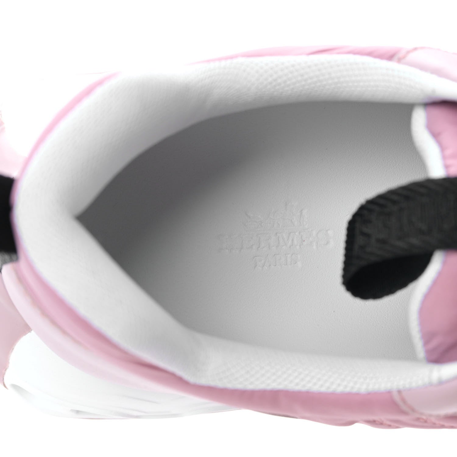 Parachute Fabric Calfskin Impulse Sneakers 40 Rose Porcelaine