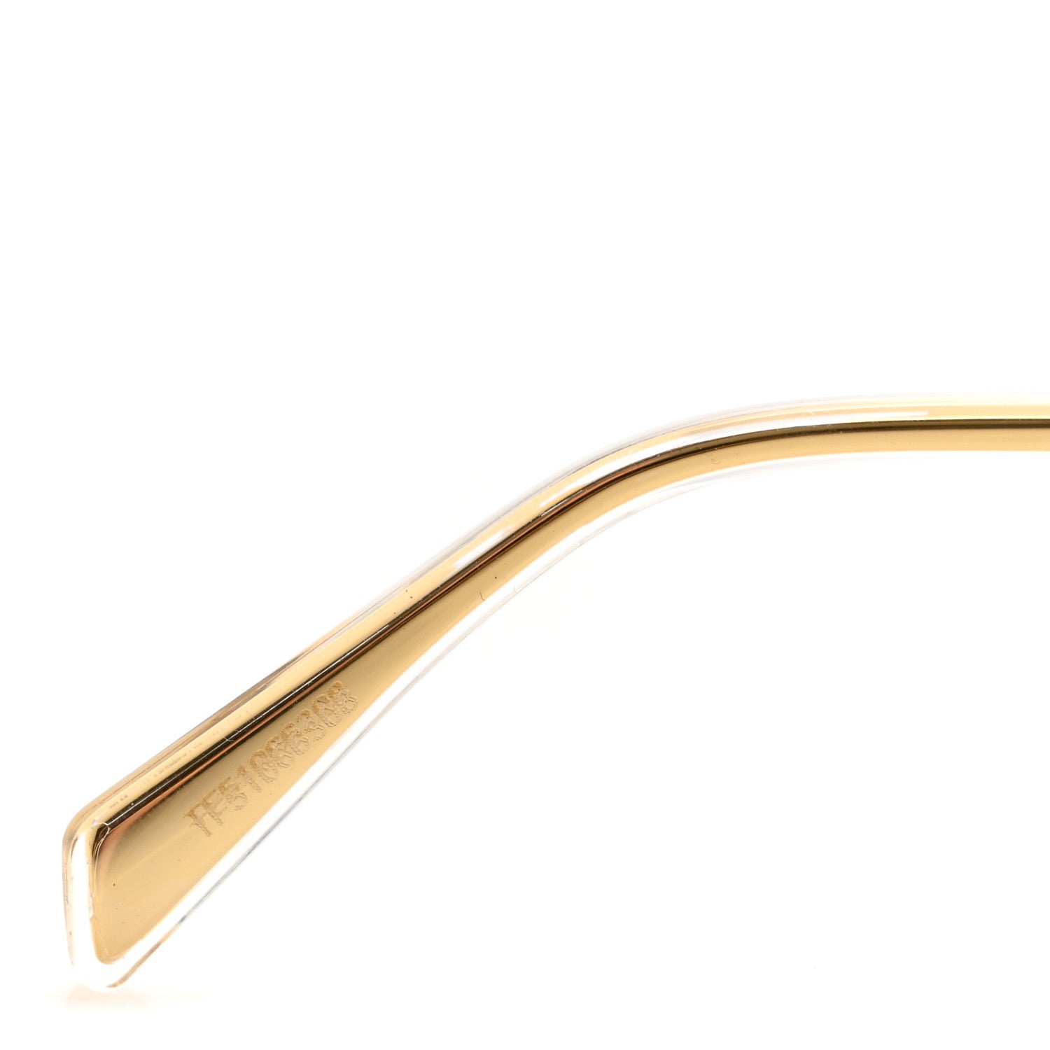 Metal Rhinestone Sunglasses CL40285U Gold