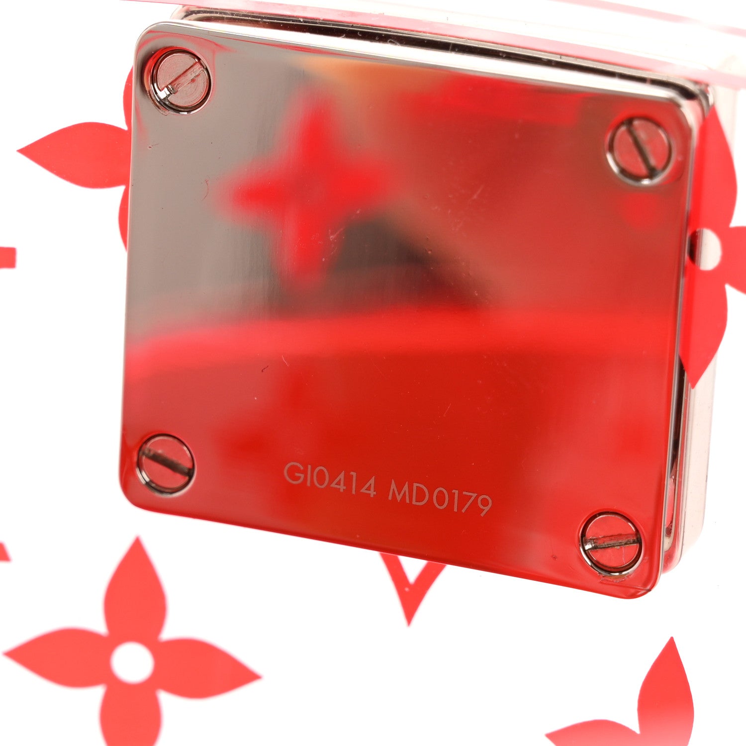 Transparent Plexiglass Box Scott Fluorescent Pink