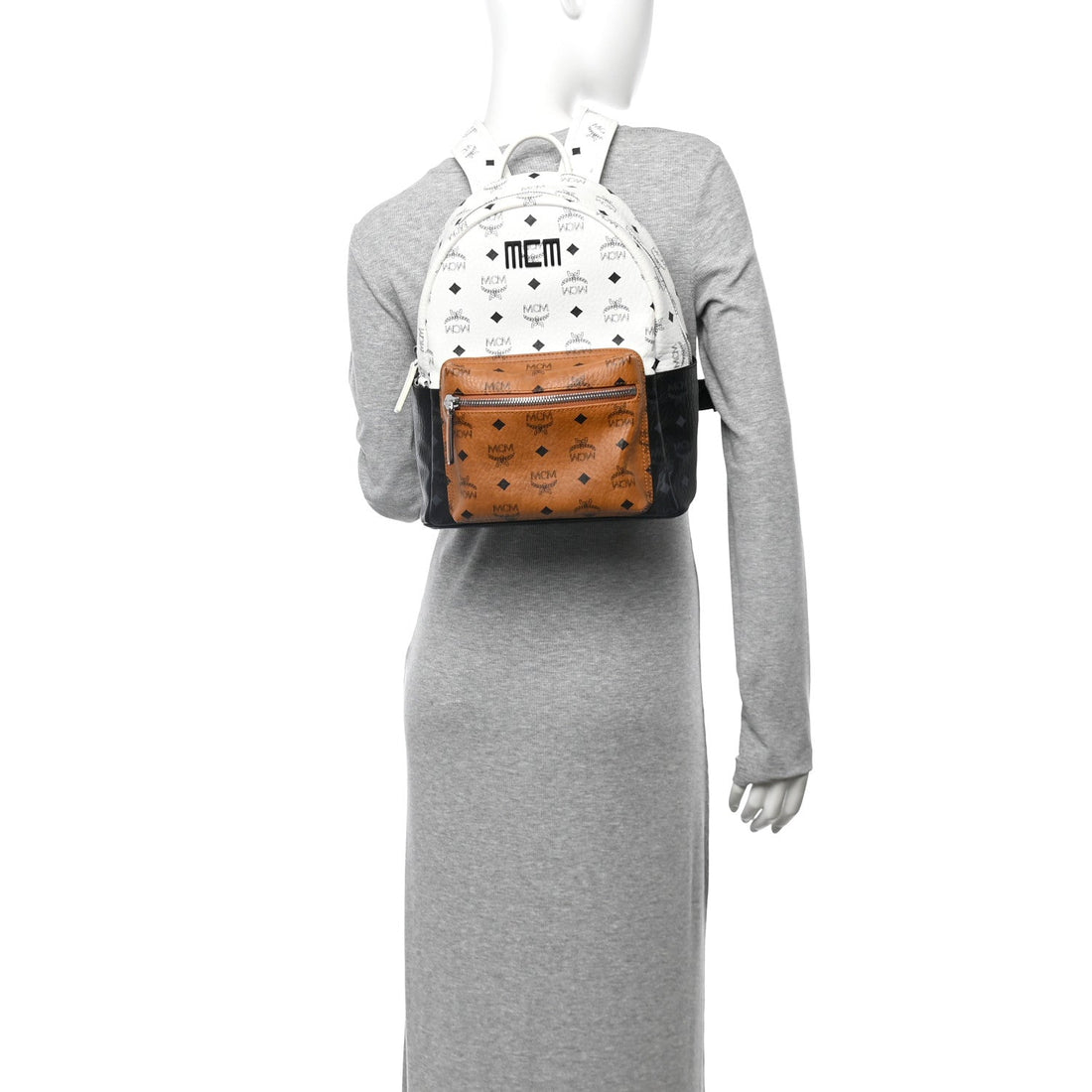 Visetos Mix Mens Medium Stark Backpack Cognac