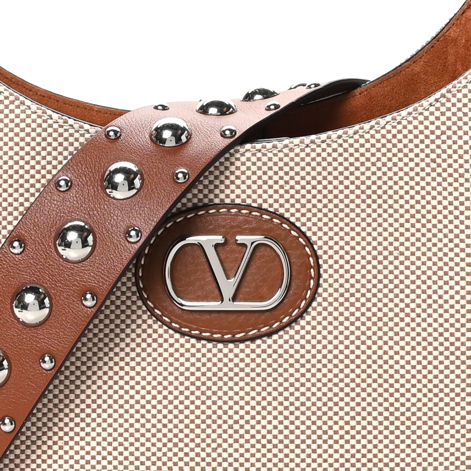 Raffia Calfskin Vlogo Small Antibes Hobo Bag Naturale Tobacco Selleria Bia Rosso