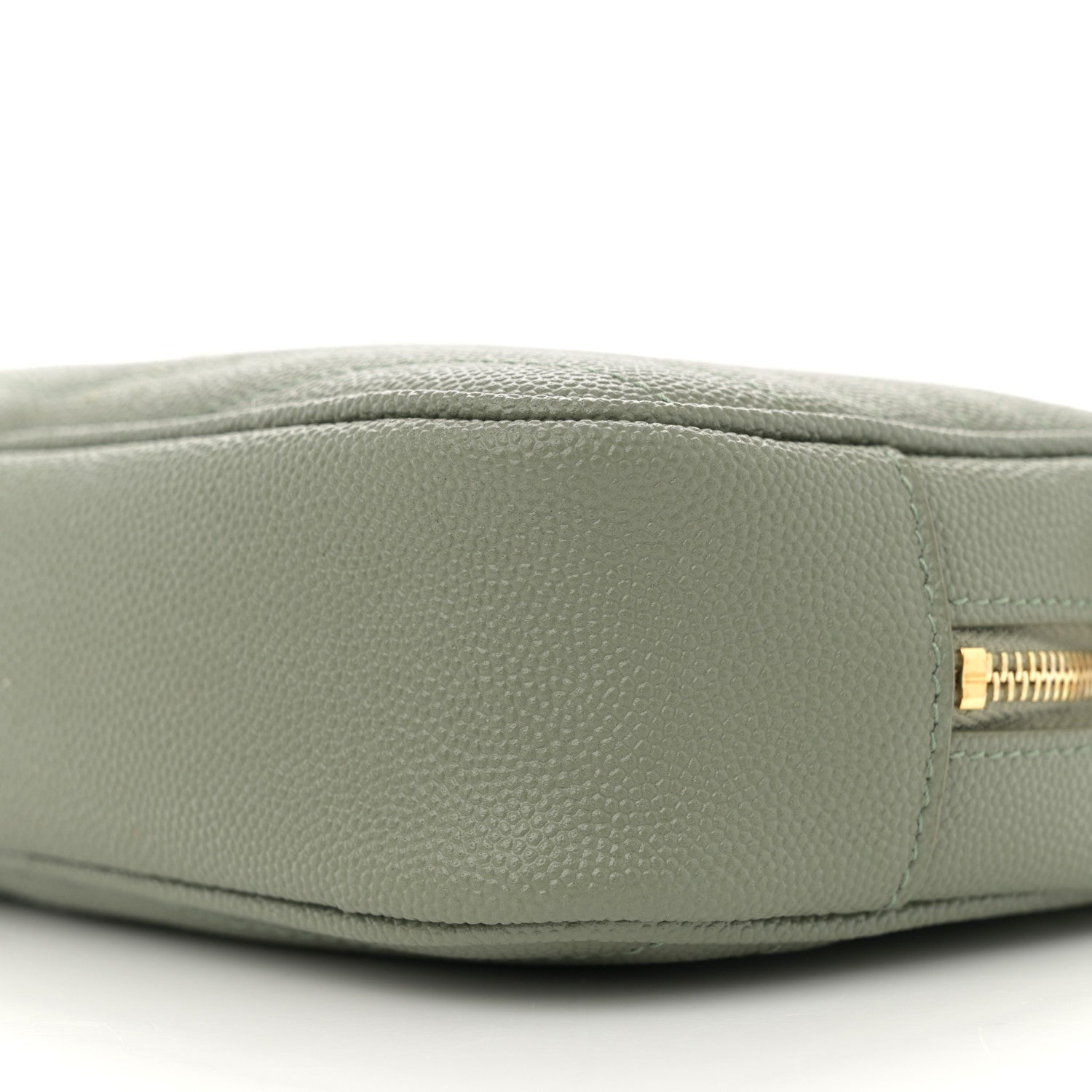 Grain De Poudre Matelasse Monogram Mini Lou Camera Bag Light Sage