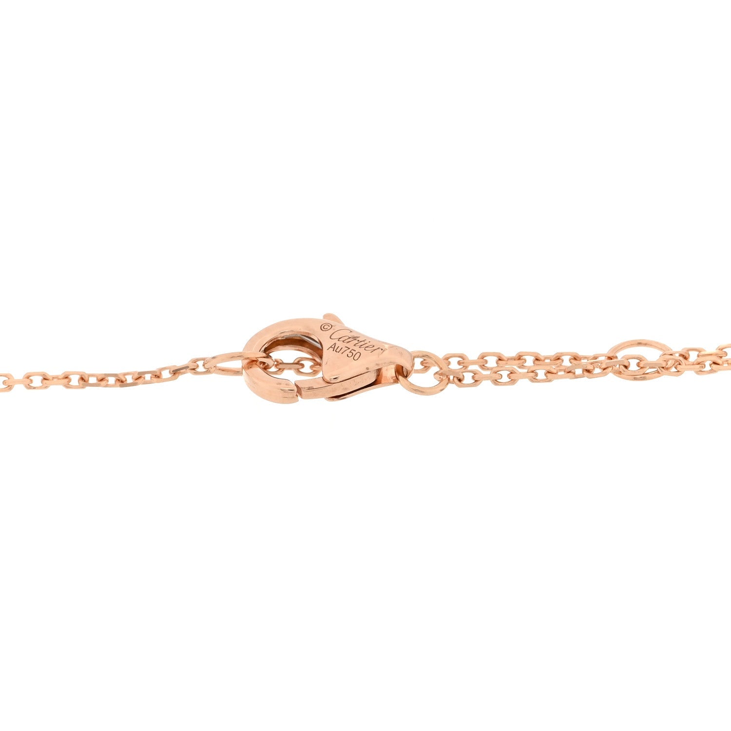 18K Pink Yellow White Gold Trinity Bracelet