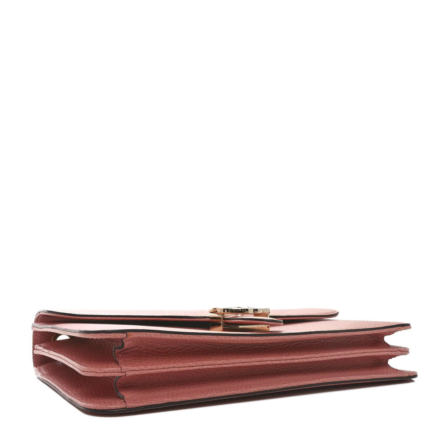 Dollar Calfskin Interlocking G Shoulder Bag Soft Pink