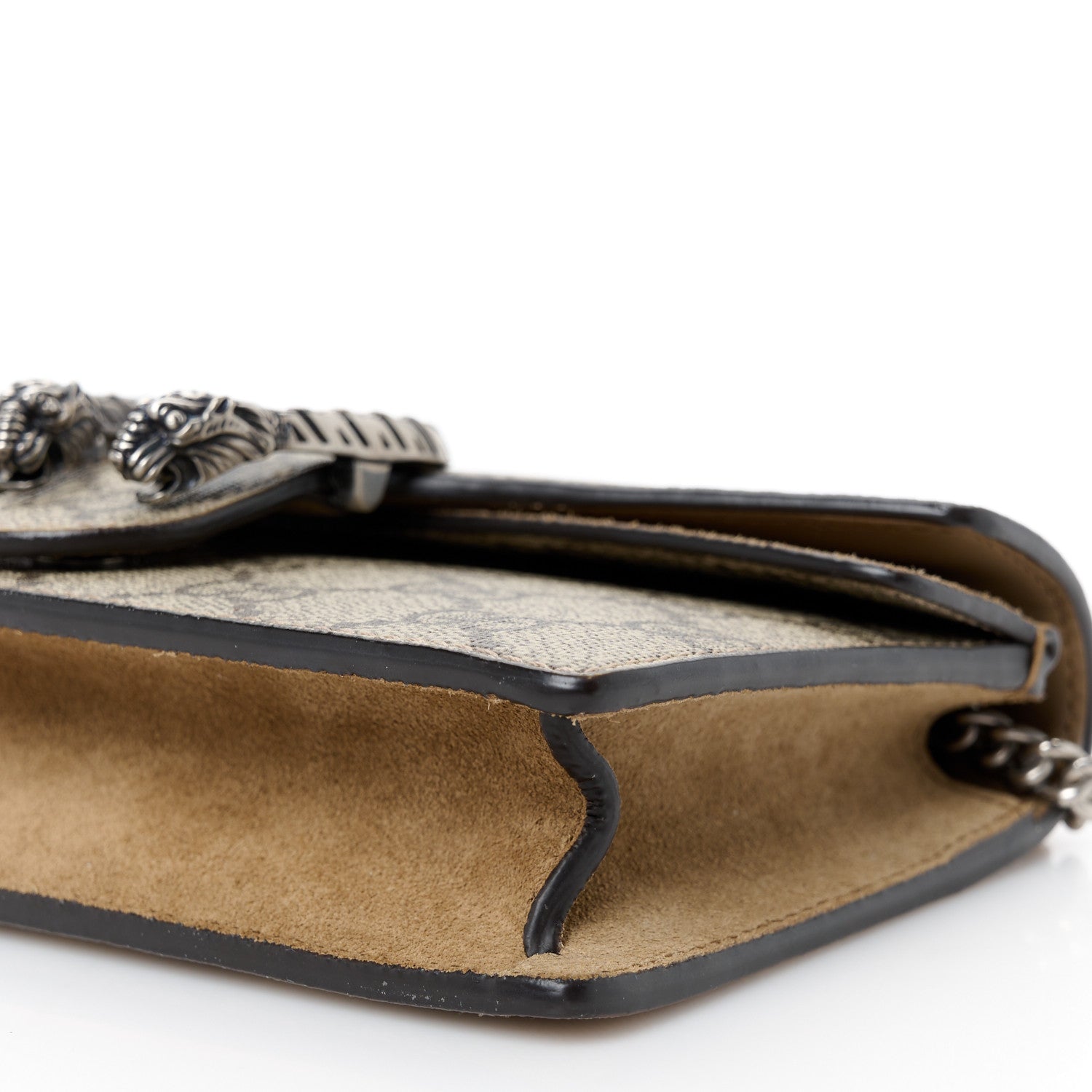 GG Supreme Monogram Super Mini Dionysus Shoulder Bag Taupe