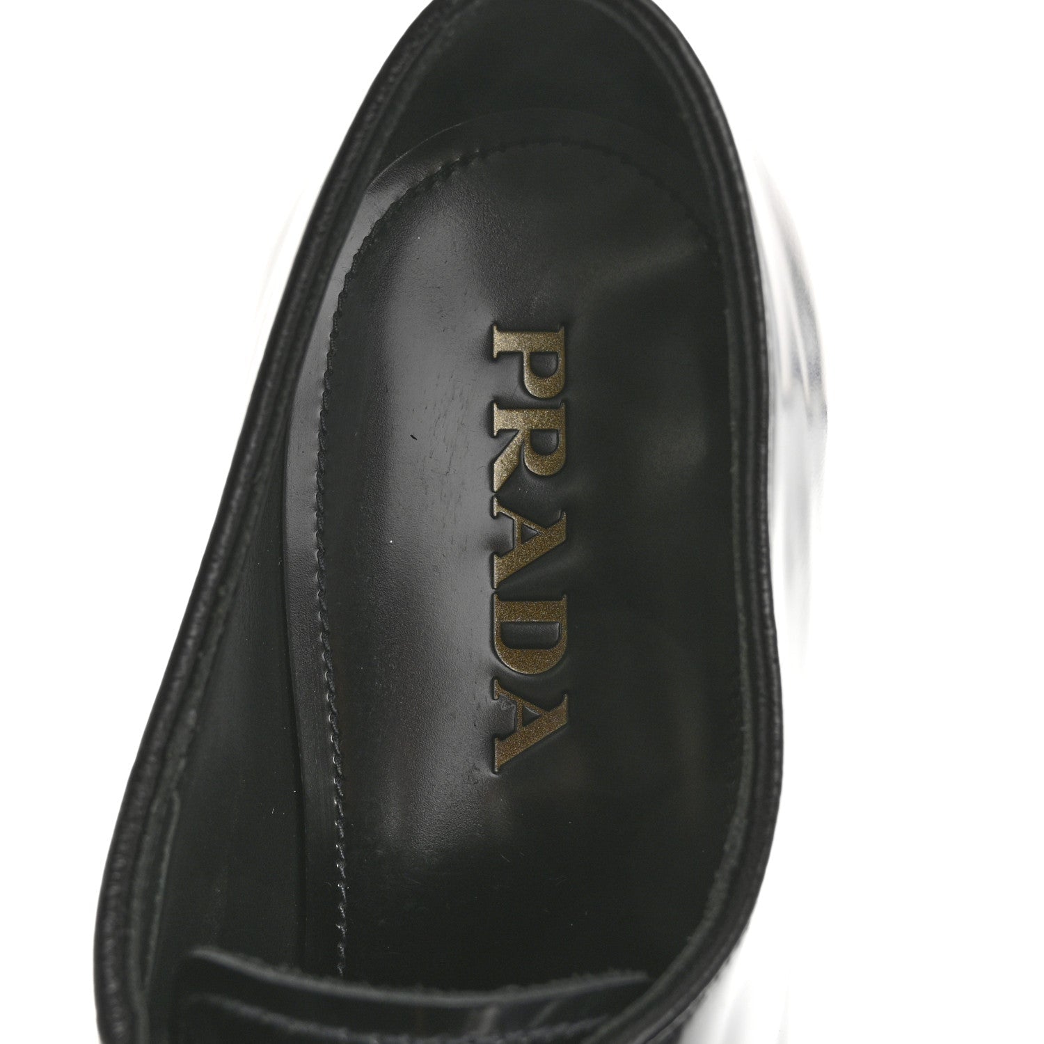 Spazzolato Lace Up 50mm Men's Loafers 8 Black