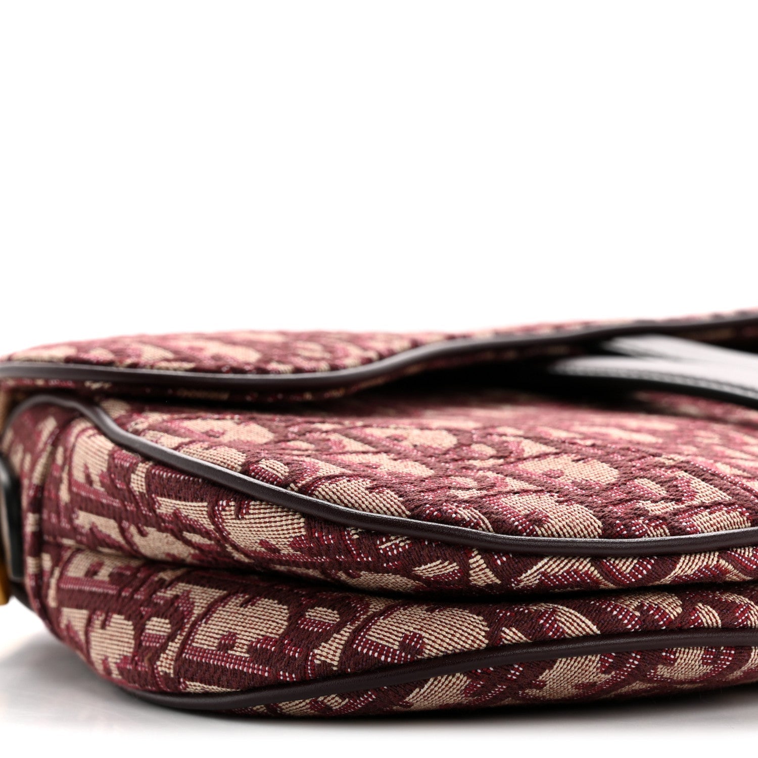 Oblique Saddle Bag Burgundy