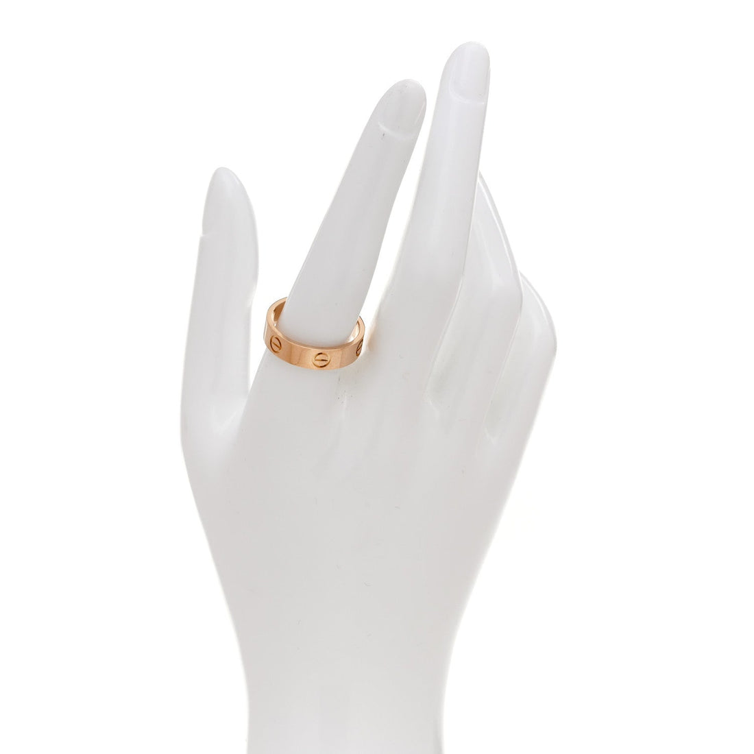 18K Pink Gold 5.5mm LOVE Ring 60 9.25