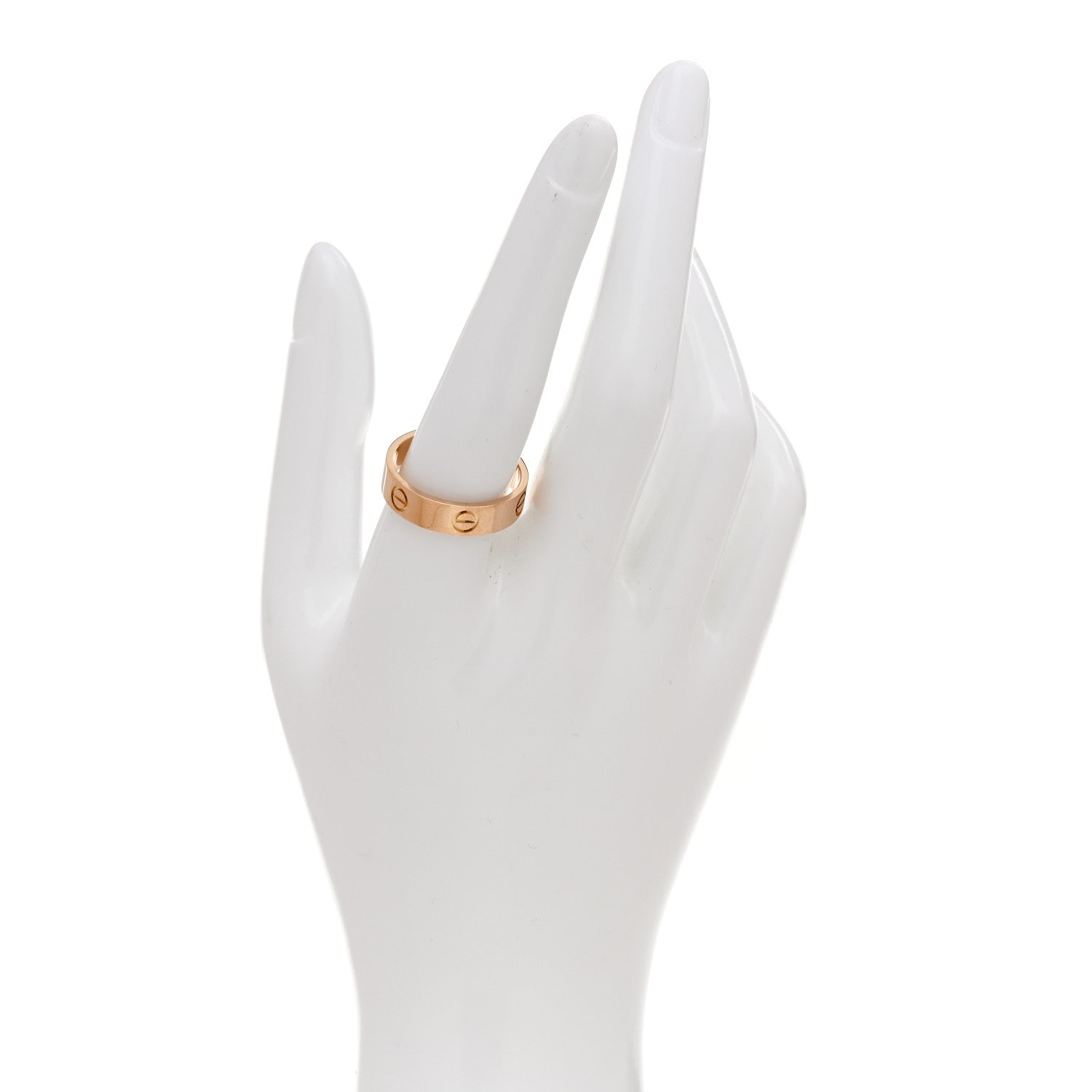 18K Pink Gold 5.5mm LOVE Ring 60 9.25