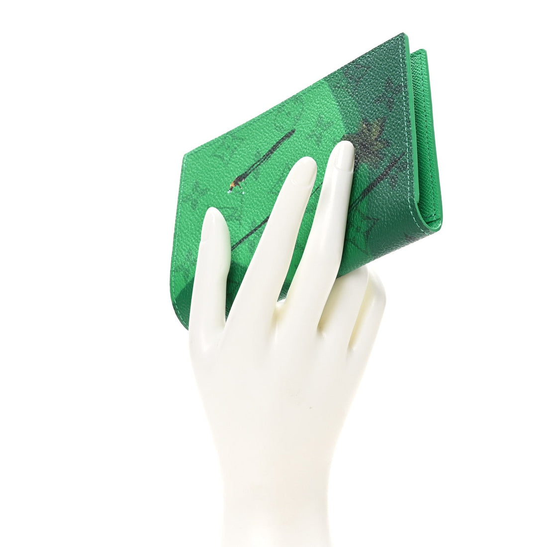 Monogram Sports Passport Cover Golf Green