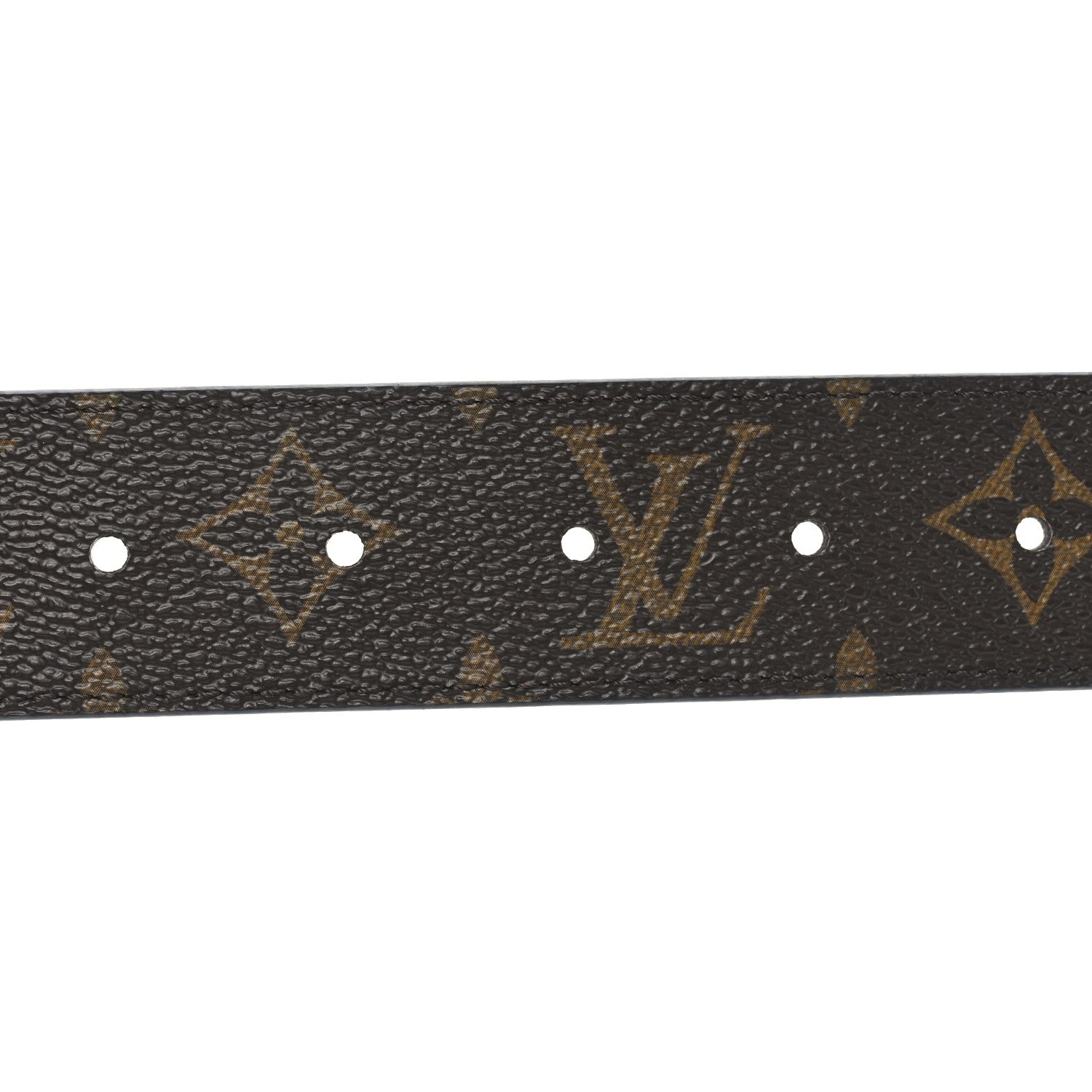 Monogram Epi 35mm LV Circle Reversible Belt 75 30 Black