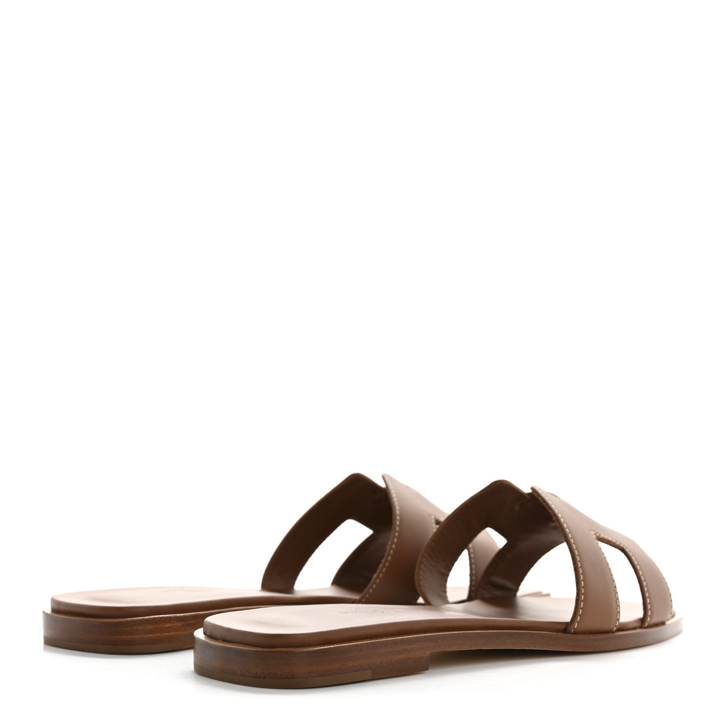 Box Calfskin Oran Sandals 37 Gold