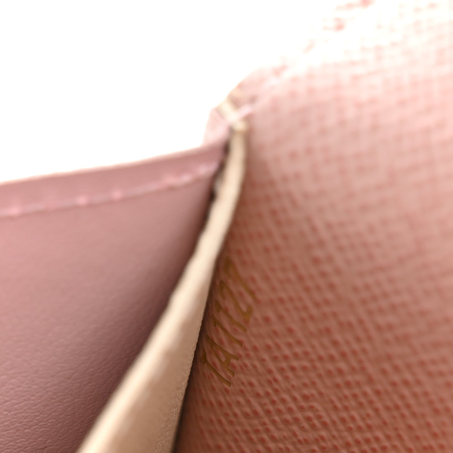 Damier Azur Emilie Wallet Rose Ballerine