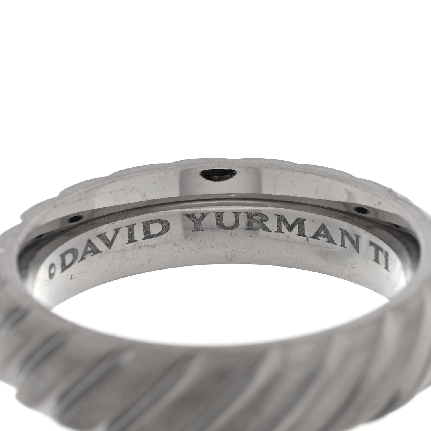 Titanium 6mm Cable Band Ring 62 10