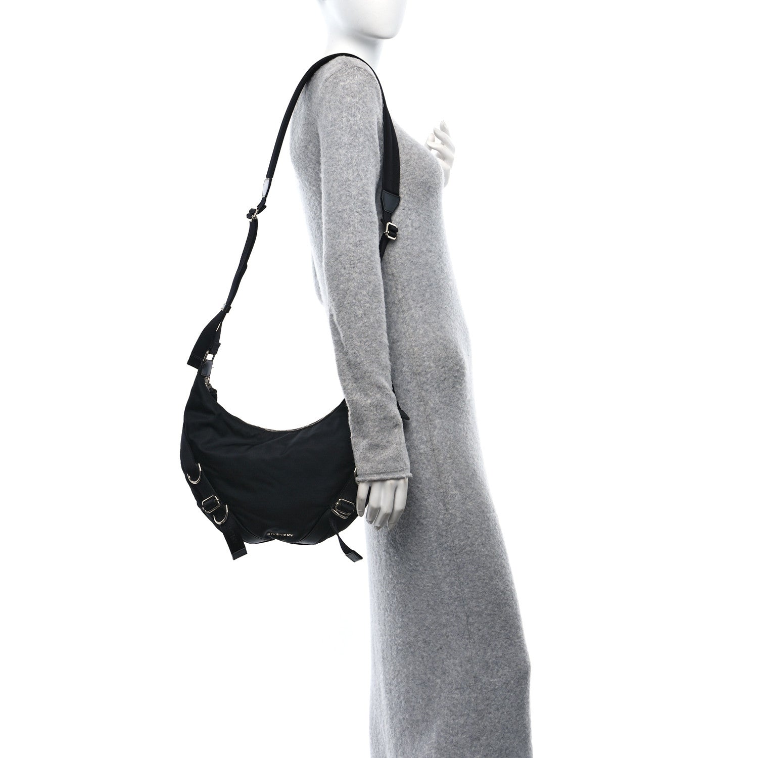 Nylon Voyou Crossbody Bag Black