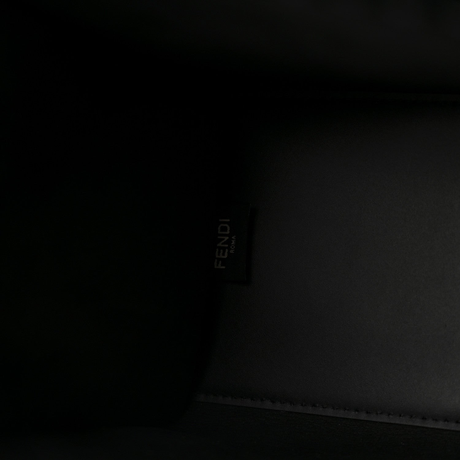 Vitello King Plexiglass Medium Fendi Sunshine Shopper Tote Black White