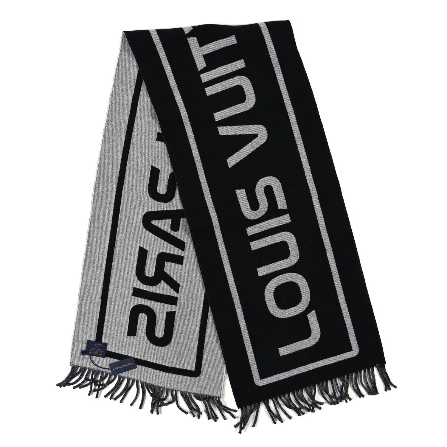 Wool Cashmere City Gravity Scarf Black