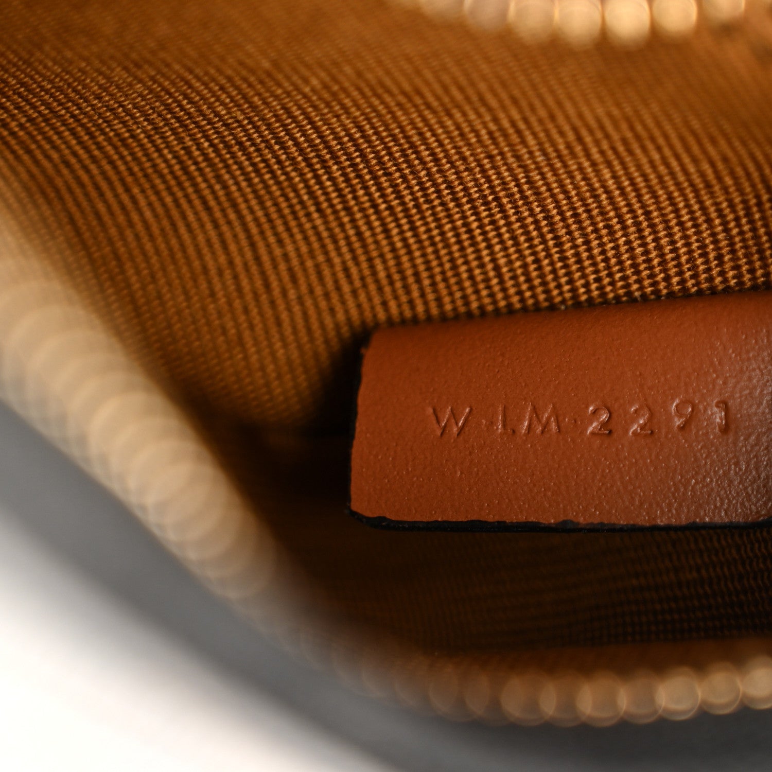 Canvas Calfskin Mini Ava Triomphe Shoulder Bag Tan