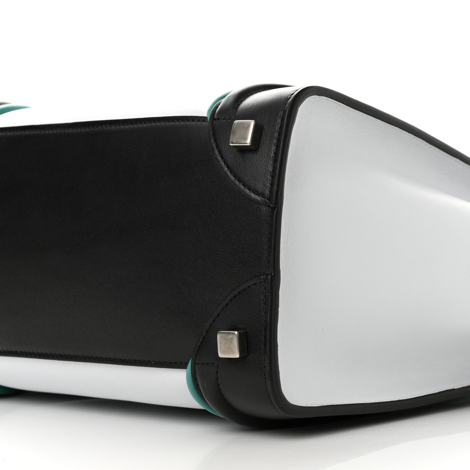 Smooth Calfskin Micro Tri-Color Luggage Frost