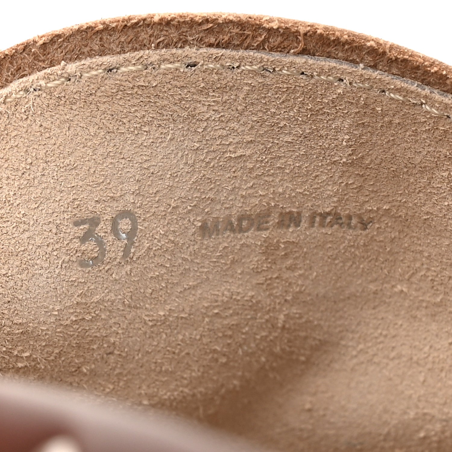 Vitello Deco Boat Loafers 39 Bruciato