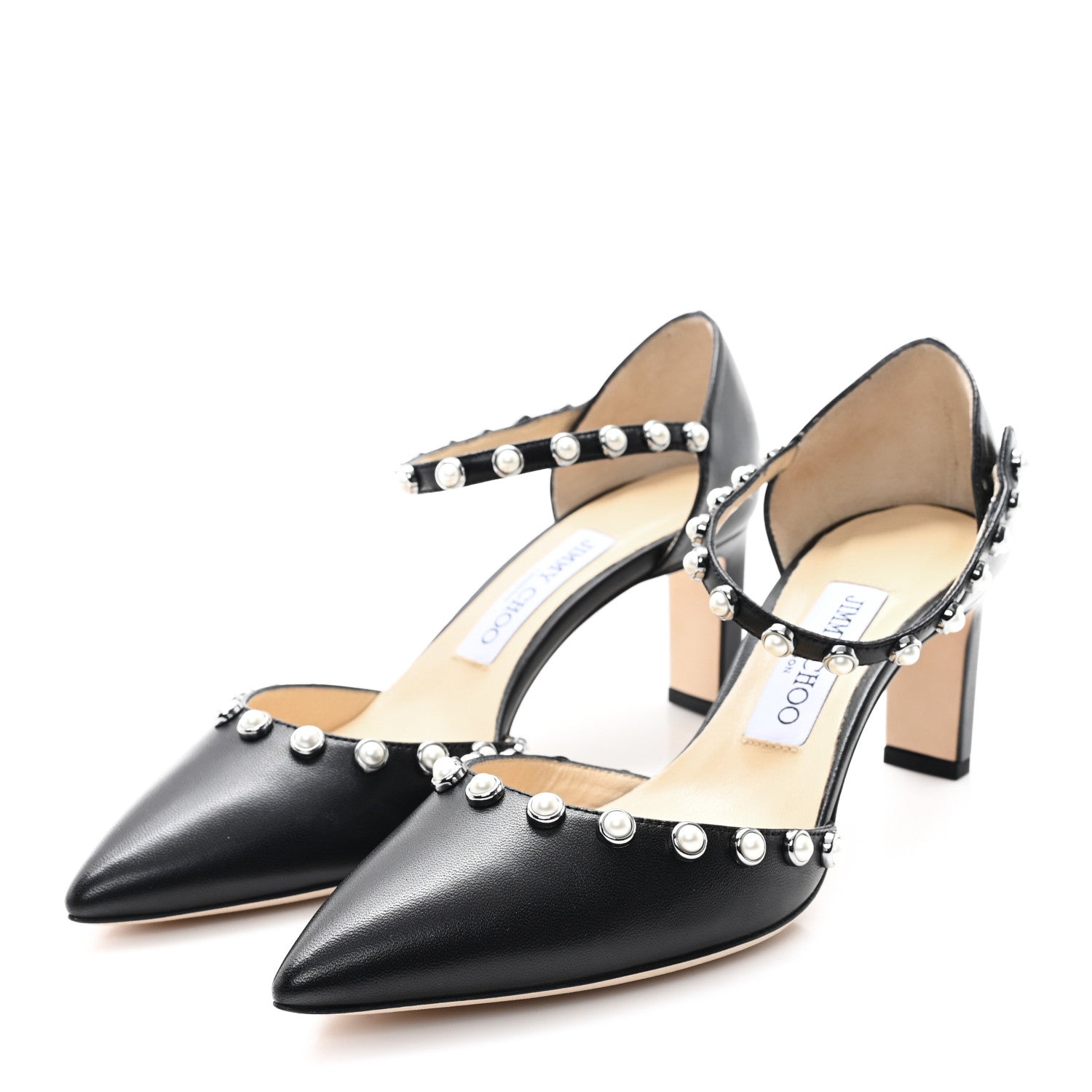 Nappa Pearl Leema 65 Pumps 37 Black