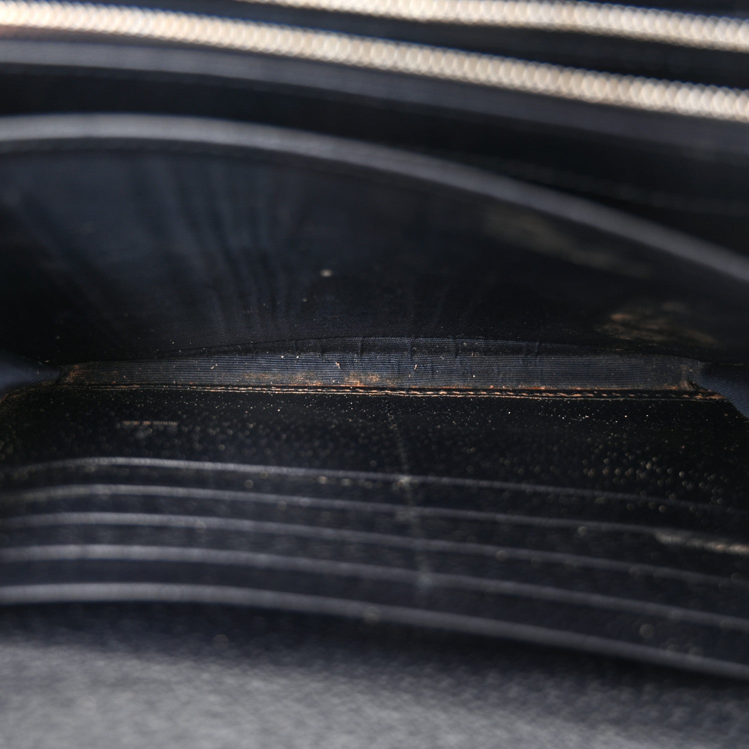 GG Supreme Monogram Textured Dollar Calfskin Mini Dionysus Chain Wallet Beige Blue