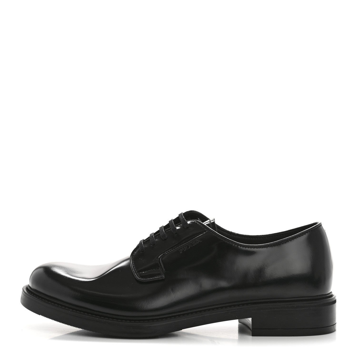 Spazzolato Lace Up 50mm Men's Loafers 8 Black