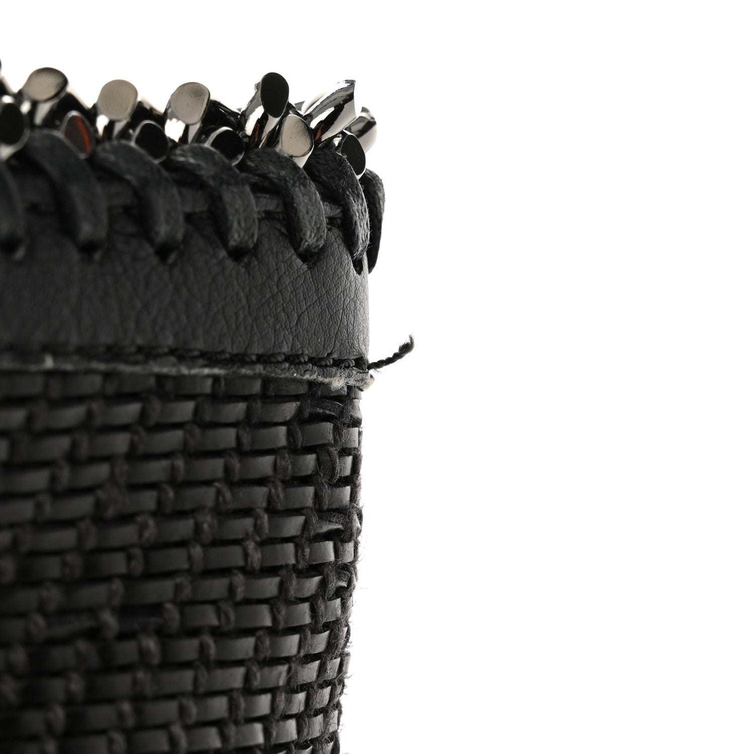 Braided Falabella Clutch Black