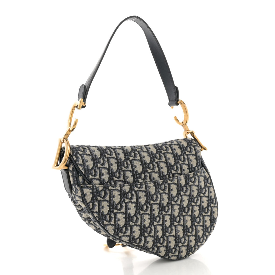 Oblique Saddle Bag Blue