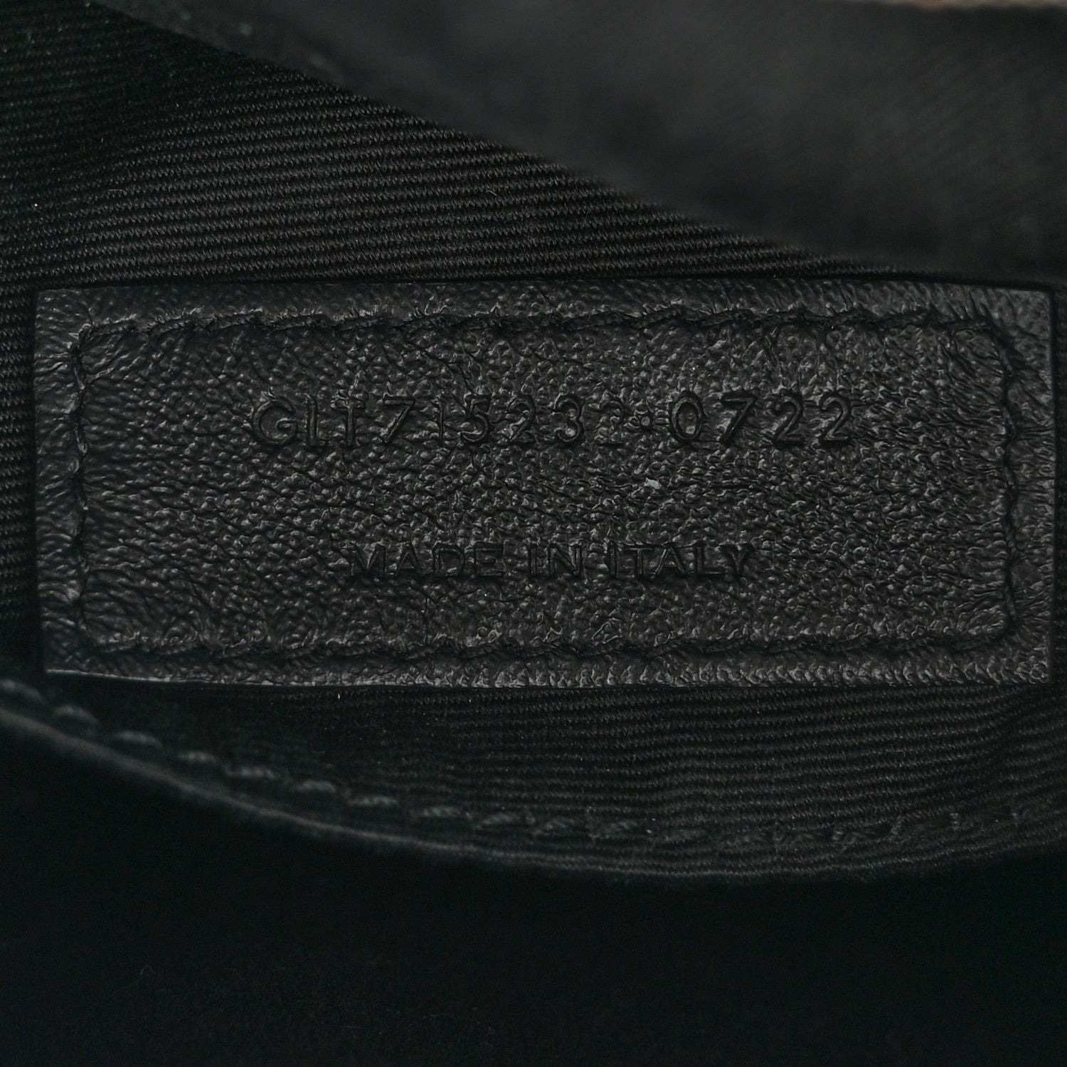 Calfskin Matelasse Monogram Lou Camera Bag Black