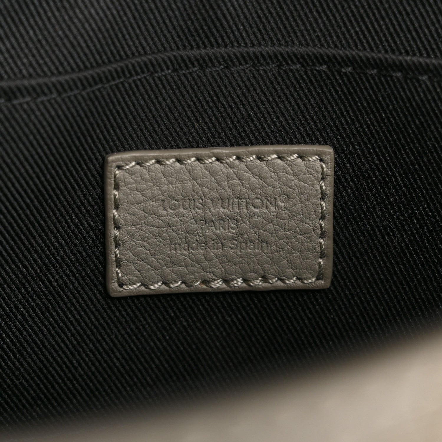 Calfskin Monogram Shadow Pulse Wearable Wallet Sand