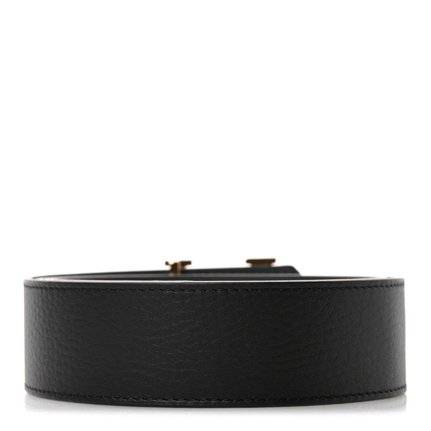 Calfskin 40mm Damier LV Initiales Reversible Belt 85 34 Gray Black